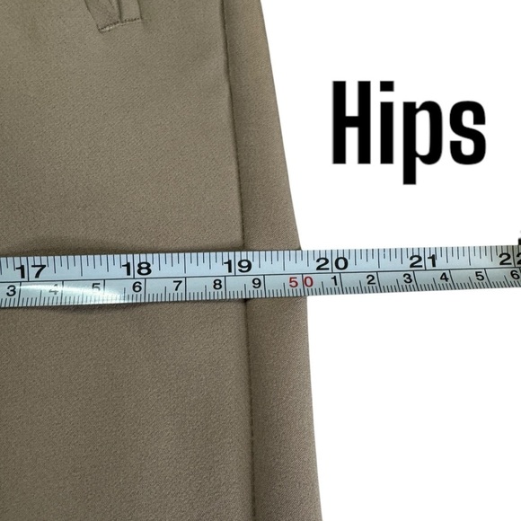 Adrianna Papell ankle pant women’s 6 business casual office career neutral tan - Picture 9 of 11